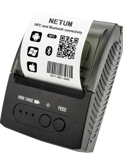 صورة طابعة إيصالات حرارية بلوتوث NETUM-Mini ، طابعة إيصالات ، تدعم Android و IOS USB ، نظام نقاط البيع ، 58 ، 208 ،
