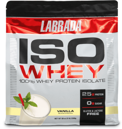صورة لابرادا ایزو واي فانيلا 5رطل-Labrada ISO Whey Vanilla (5lbs)