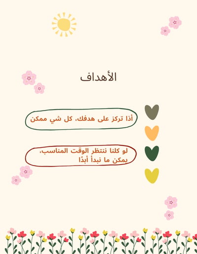 صورة الأهداف 