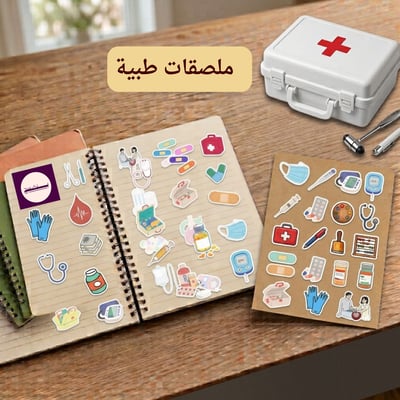صورة  ملصقات طبية قابلة للطباعة✔ 