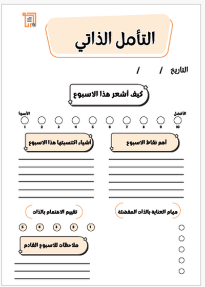 صورة التأمل الذاتي