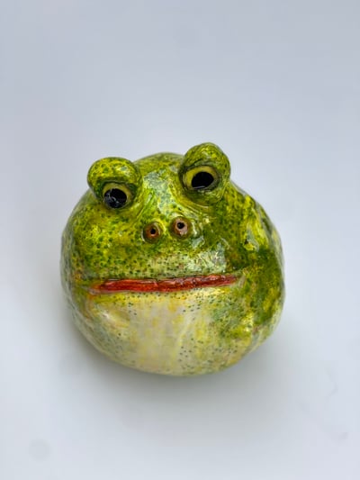 صورة مجسم ضفدع 