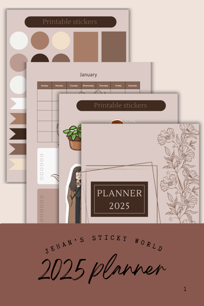 صورة Planner 2025 منظم و ملاحظات ٢٠٢٥ 