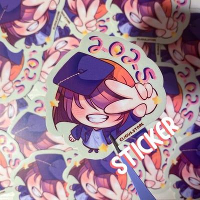 صورة ملصق التخرج - Graduation Sticker