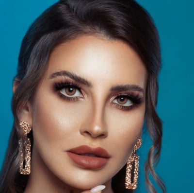 صورة كلرز جليترز عدسات لاصقه عالية الجودة-بني