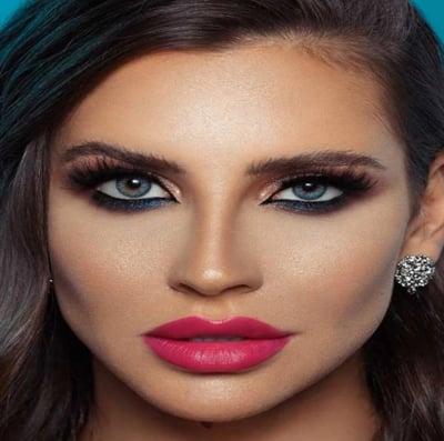 صورة كلرز جليترز عدسات لاصقه عالية الجودة- أزرق 