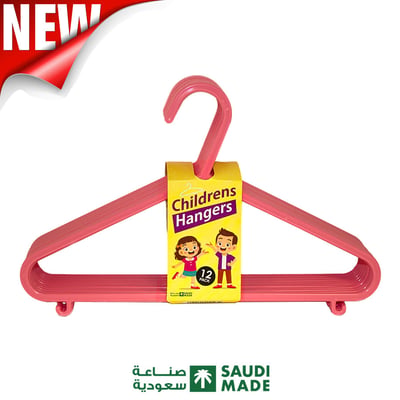 صورة علّاقات ملابس اطفال ( 192 ) علّاقة ، لون ( Pink )