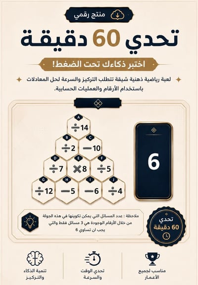 صورة تحدي ٦٠ دقيقة 
