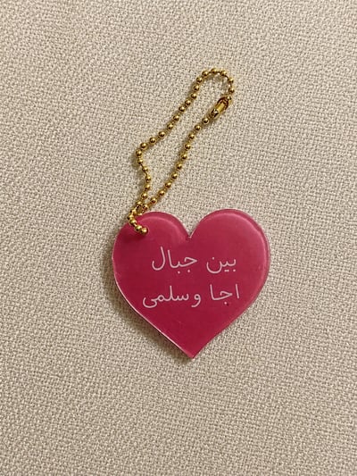 صورة ميدالية بين جبال اجا وسلمى