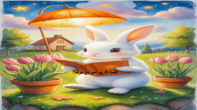 صورة قصة حرف الألف مع الأرنب أمير  
