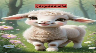 صورة قصة الخروف خوخي مع حرف الخاء