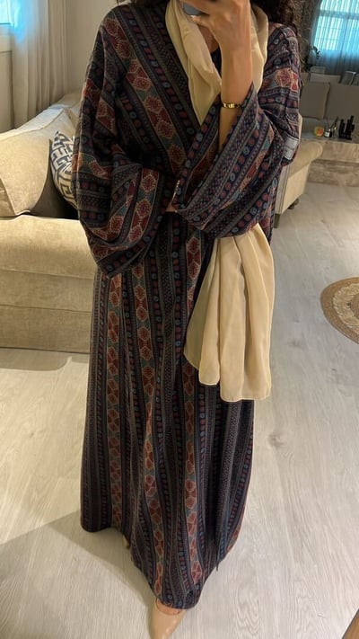 صورة عبايه قطن ندى