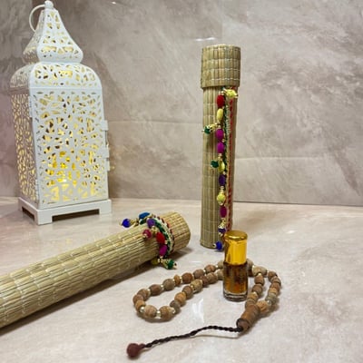 صورة سبحة وطيب التوزيعات الرمضانية ( اسطواني )