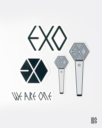 صورة ملصقات الفرقة الكورية اكسو EXO