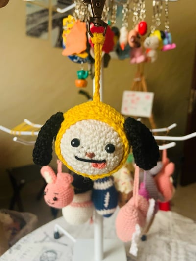 صورة ميدالية chimmy كروشية