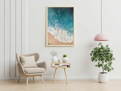 صورة لوحة Seascape  : قطعة فنية استثنائية تبرز جمال البحر وحركة أمواجه