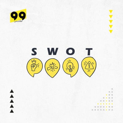 صورة نموذج swot  لتحليل الاستراتيجي 