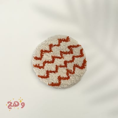 صورة قاعدة كوب بخطوط متعرجة zigzag coaster 