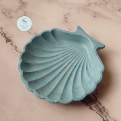صورة كوستر الصدفة 🐚🌊 لون أزرق