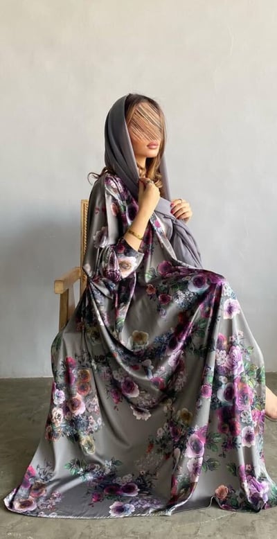 صورة عبايه حرير صيفى مورد