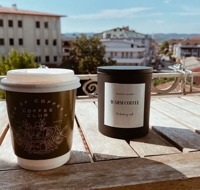 صورة شمعة Warm coffee  القهوة 