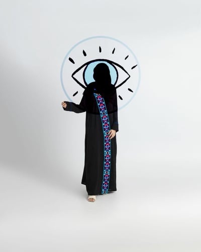 صورة عباية عين زرقاء Eyes on you🧿