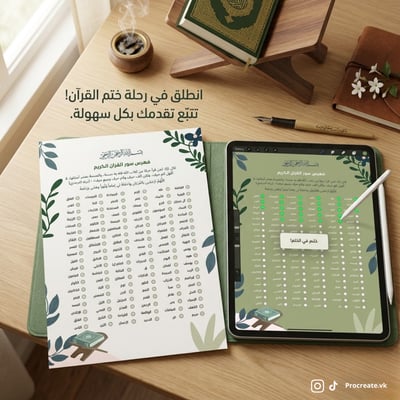 صورة فهرس تختيم القرآن الكريم 