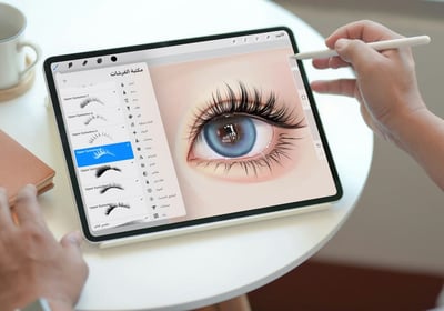 صورة فرش رموش عين
